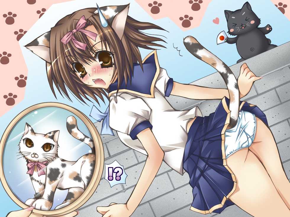 [Nihon Denga Senmon Gakkou] Juukan Senka -Dai 7ki - Neko ni Natta Shoujo - Page 1