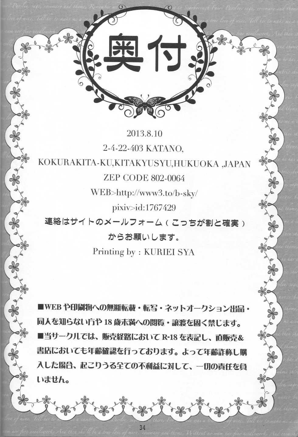 (C84) [B.S CO; (Aozora Aoi)] Atsushi-kun no Suki na Mono (Kuroko no Basuke) - Page 29