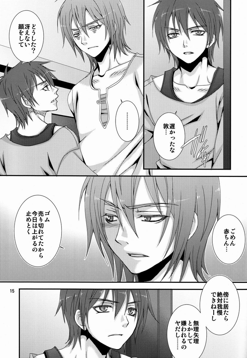 (C82) [VALIANT (Shijima Kiri)] Dakara Ore wa, H ga Dekinai. (Kuroko no Basuke) - Page 14