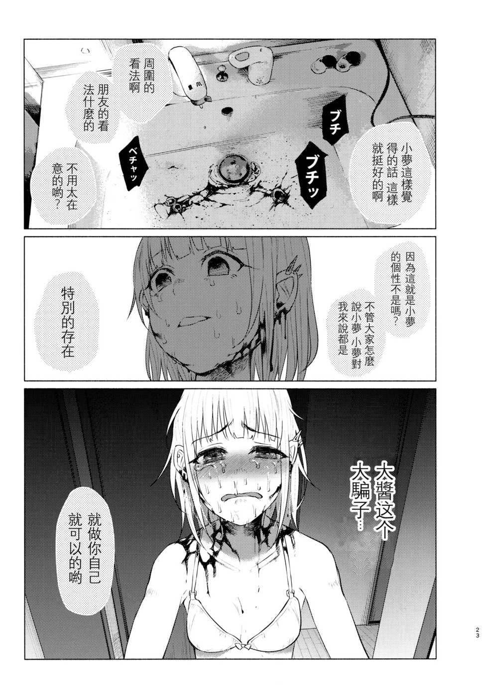 (C91) [Chemical Janky (Shiruka Bakaudon)] Yumekawa Yume-chan [Chinese] [沒有漢化] - Page 23