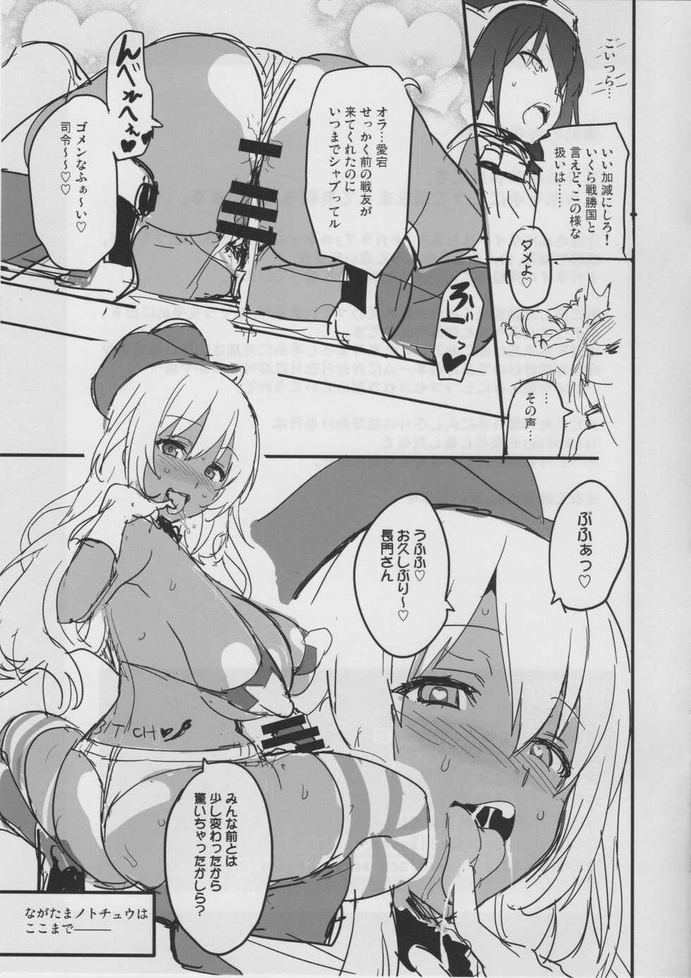 (C87) [Shinjugai (Takeda Hiromitsu)] Nagatama no Tochuu (Kantai Collection -KanColle-) - Page 10