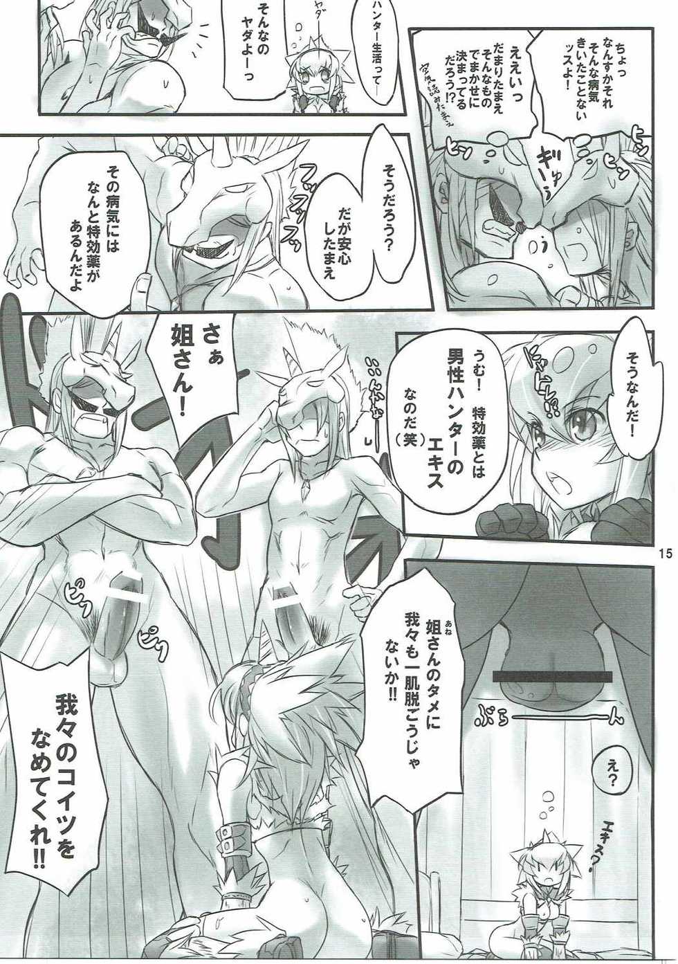 (C81) [C.H.A.R.I.O.T (Tsukigami Chronica)] Kirin-san de Asobou! (Monster Hunter) - Page 14