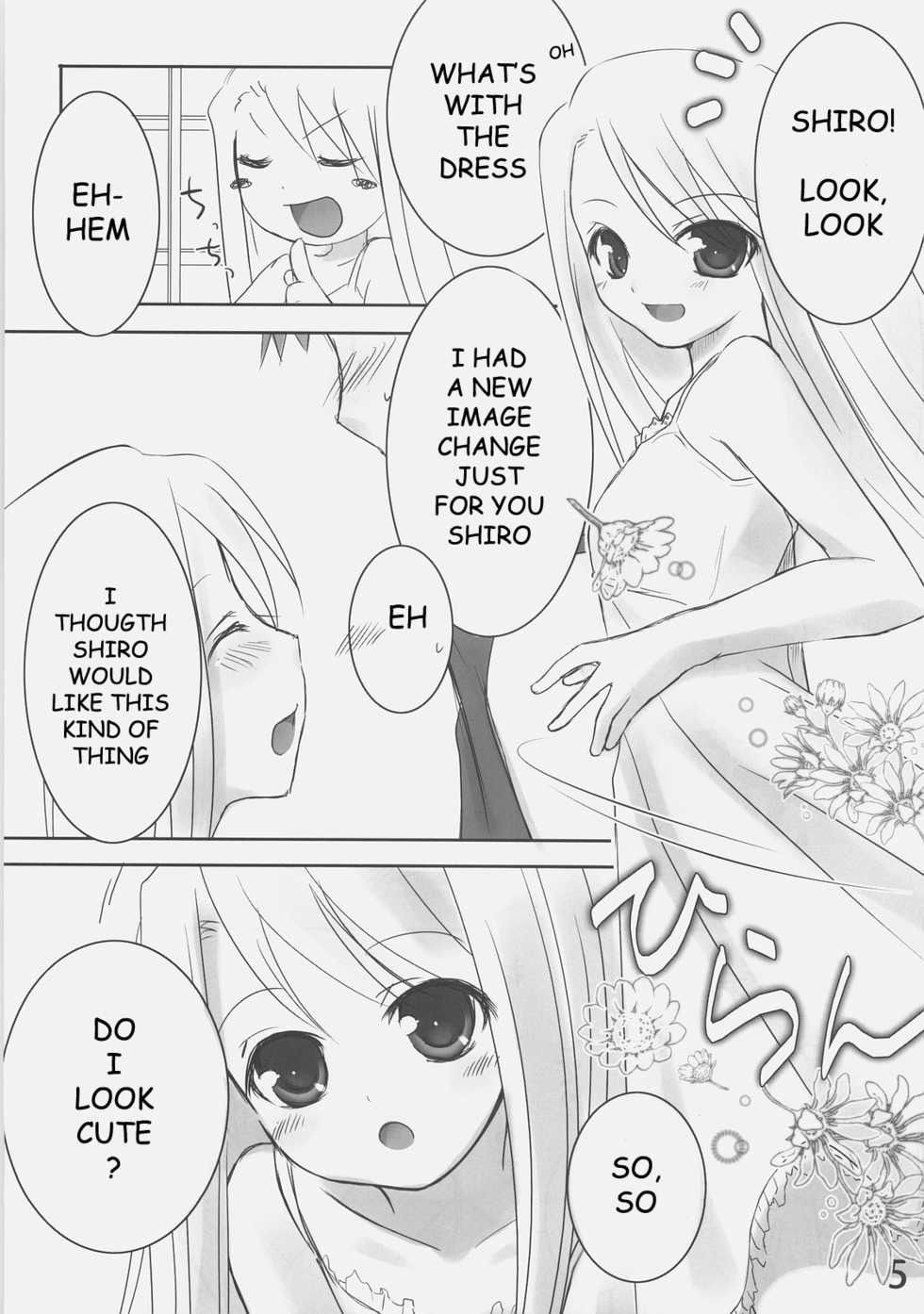 (C70) [etcycle (Hazuki)] Shiroi Koibito (Fate/stay night) [English] - Page 4