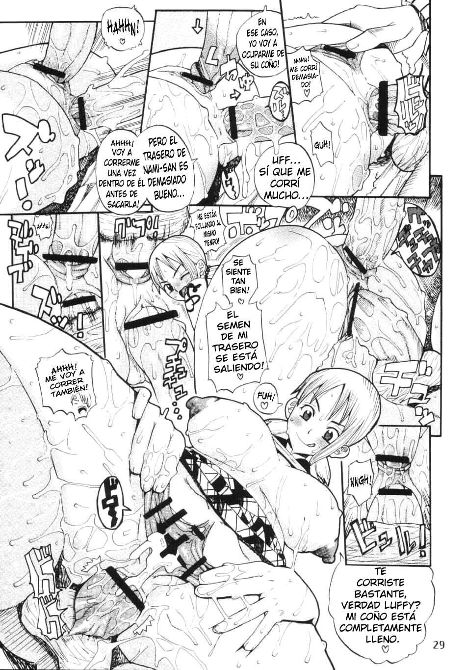 (C66) [ACID-HEAD (Misutake, Murata.)] Nami no Koukai Nisshi Special (One Piece) [Spanish] [Hentai Boobs No Fansubs & kalock] - Page 29