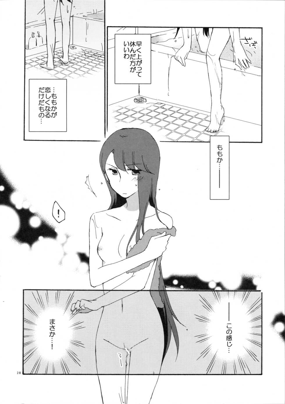 (C79) [Niratama (Sekihara Umina)] Yuri to Issho ni Obenkyou. (Heartcatch Precure!) - Page 28