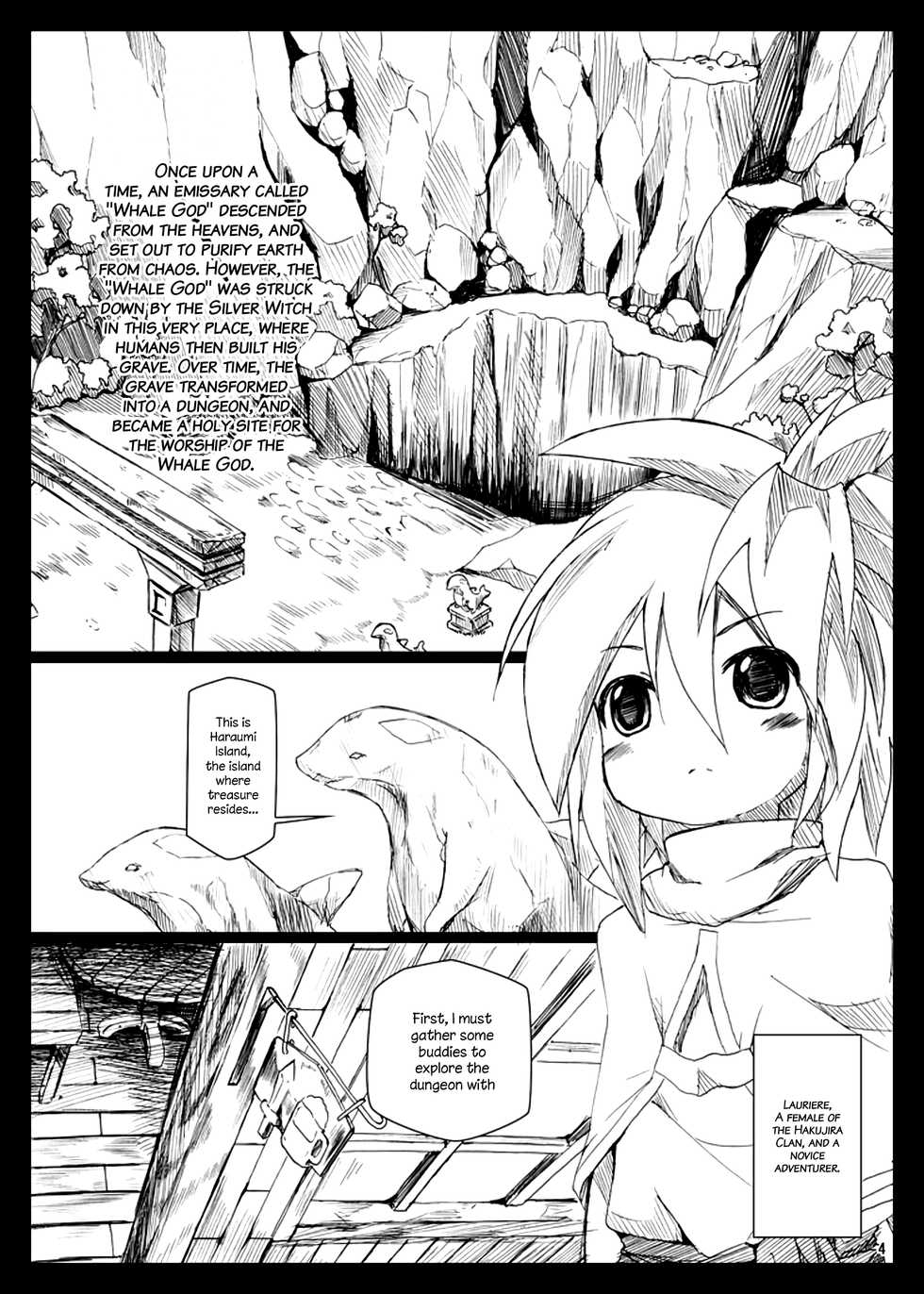 [Hakujira Uminekodan (Shimuu)] Bote Dun ~Harande Unde Tsuyoku Natte Iku~ | Pregnancy☆Dungeon ~ Get pregnant, Give birth, and Becum stronger [English] [ATF] [Digital] - Page 4