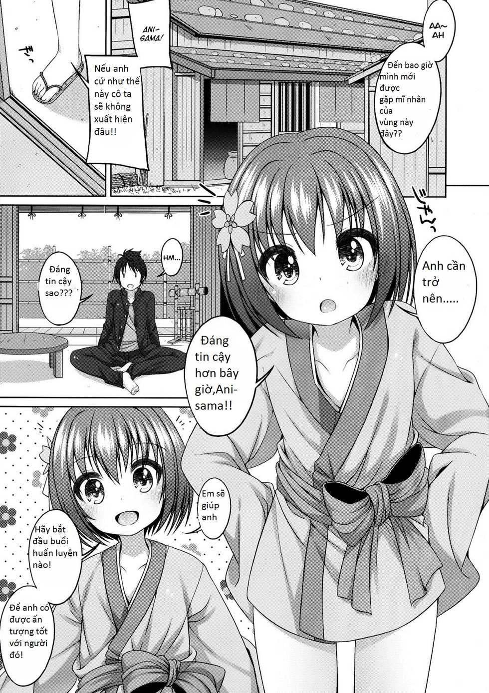 (C86) [Kuma-puro (Syouji Ayumu)] Nene-chan to Hanbei-chan (Oda Nobuna no Yabou) [Vietnamese Tiếng Việt] [*****nolife] - Page 5