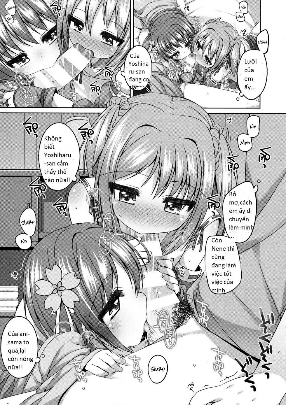 (C86) [Kuma-puro (Syouji Ayumu)] Nene-chan to Hanbei-chan (Oda Nobuna no Yabou) [Vietnamese Tiếng Việt] [*****nolife] - Page 9