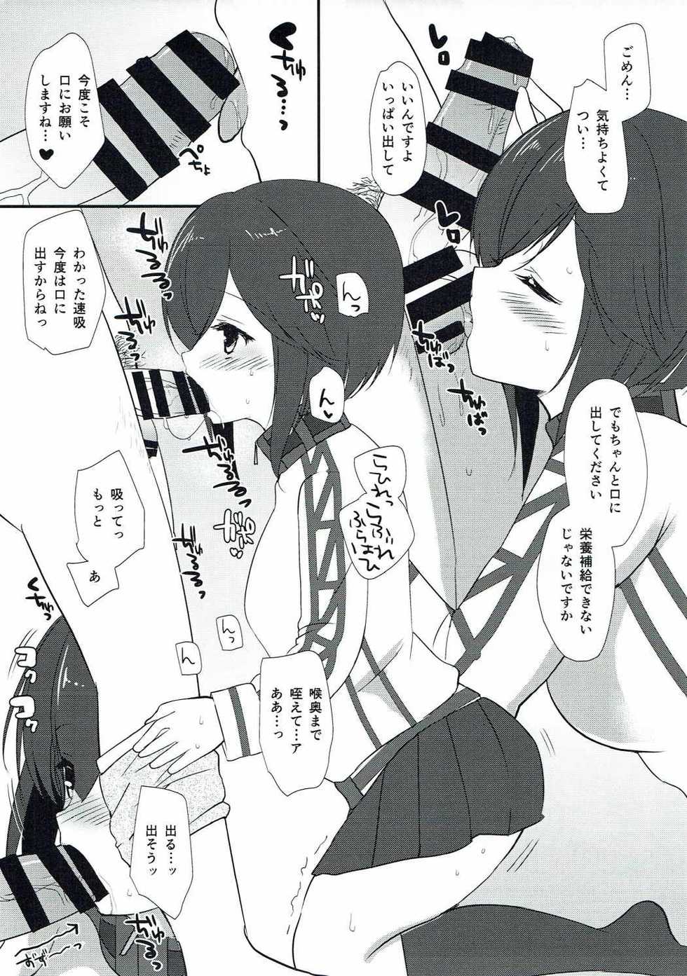 (SC2015 Autumn) [Mimicry.z (Aka Satanan)] Hayasui no Oishii Omizu (Kantai Collection -KanColle-) - Page 8