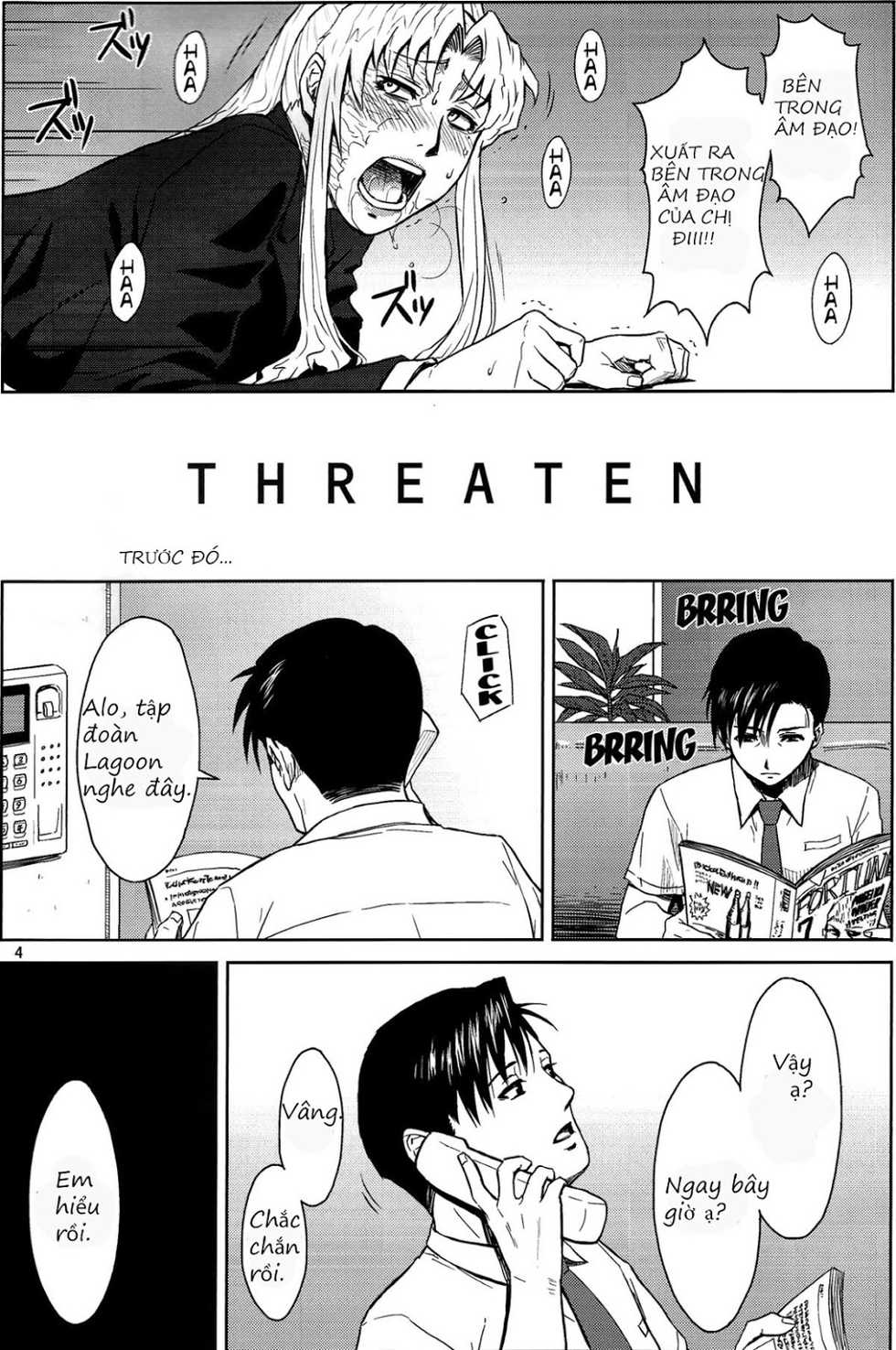 (C86) [Azasuke Wind (AZASUKE)] THREATEN (Black Lagoon) [Vietnamese Tiếng Việt] [mockingbird28497] - Page 3