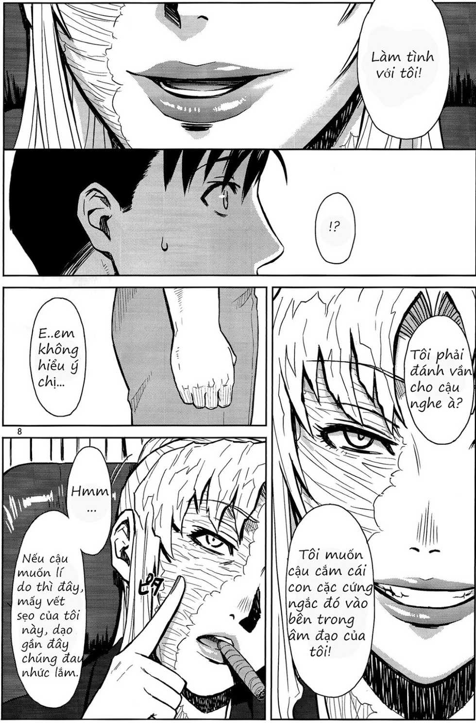 (C86) [Azasuke Wind (AZASUKE)] THREATEN (Black Lagoon) [Vietnamese Tiếng Việt] [mockingbird28497] - Page 7