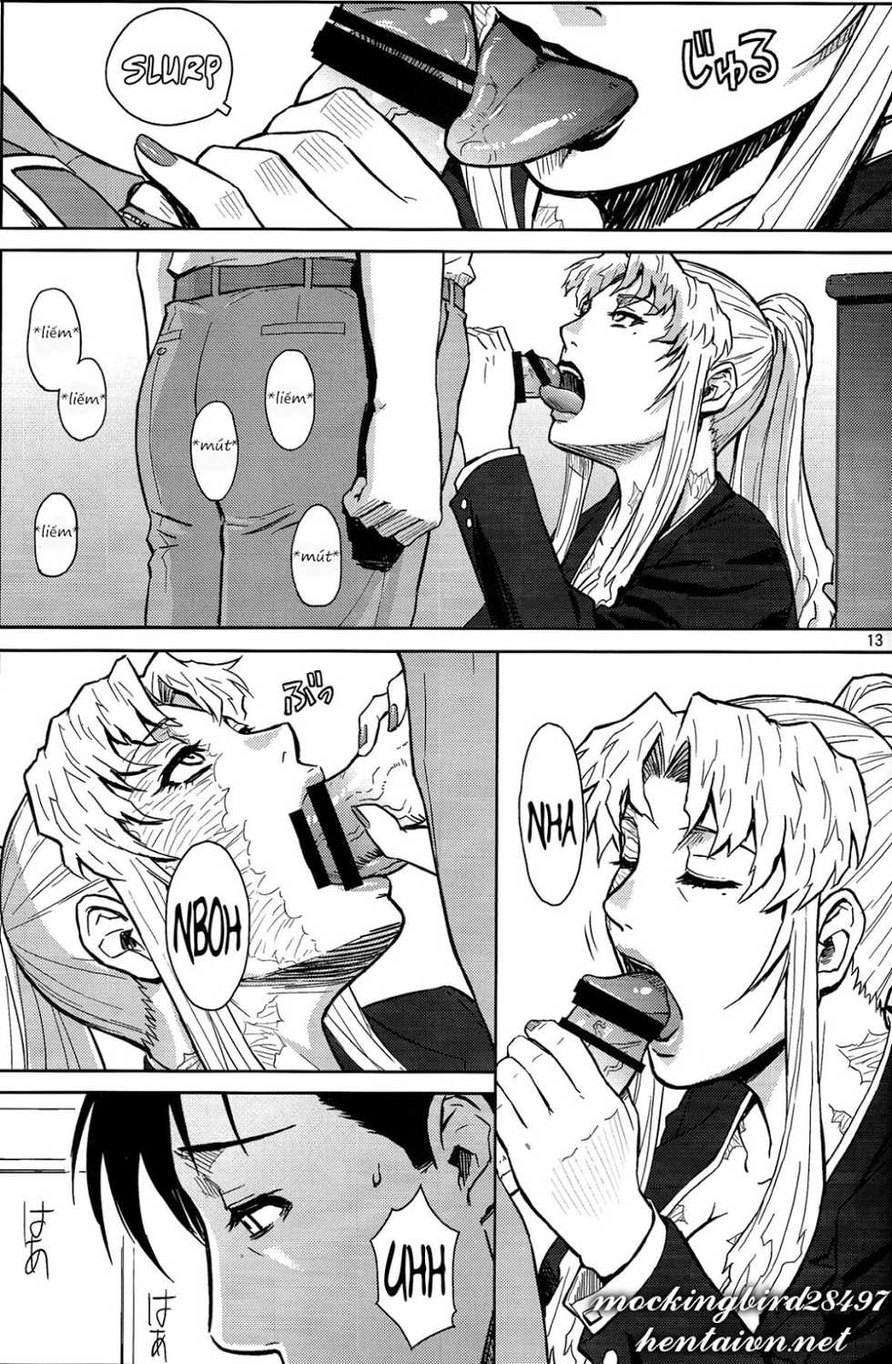 (C86) [Azasuke Wind (AZASUKE)] THREATEN (Black Lagoon) [Vietnamese Tiếng Việt] [mockingbird28497] - Page 12