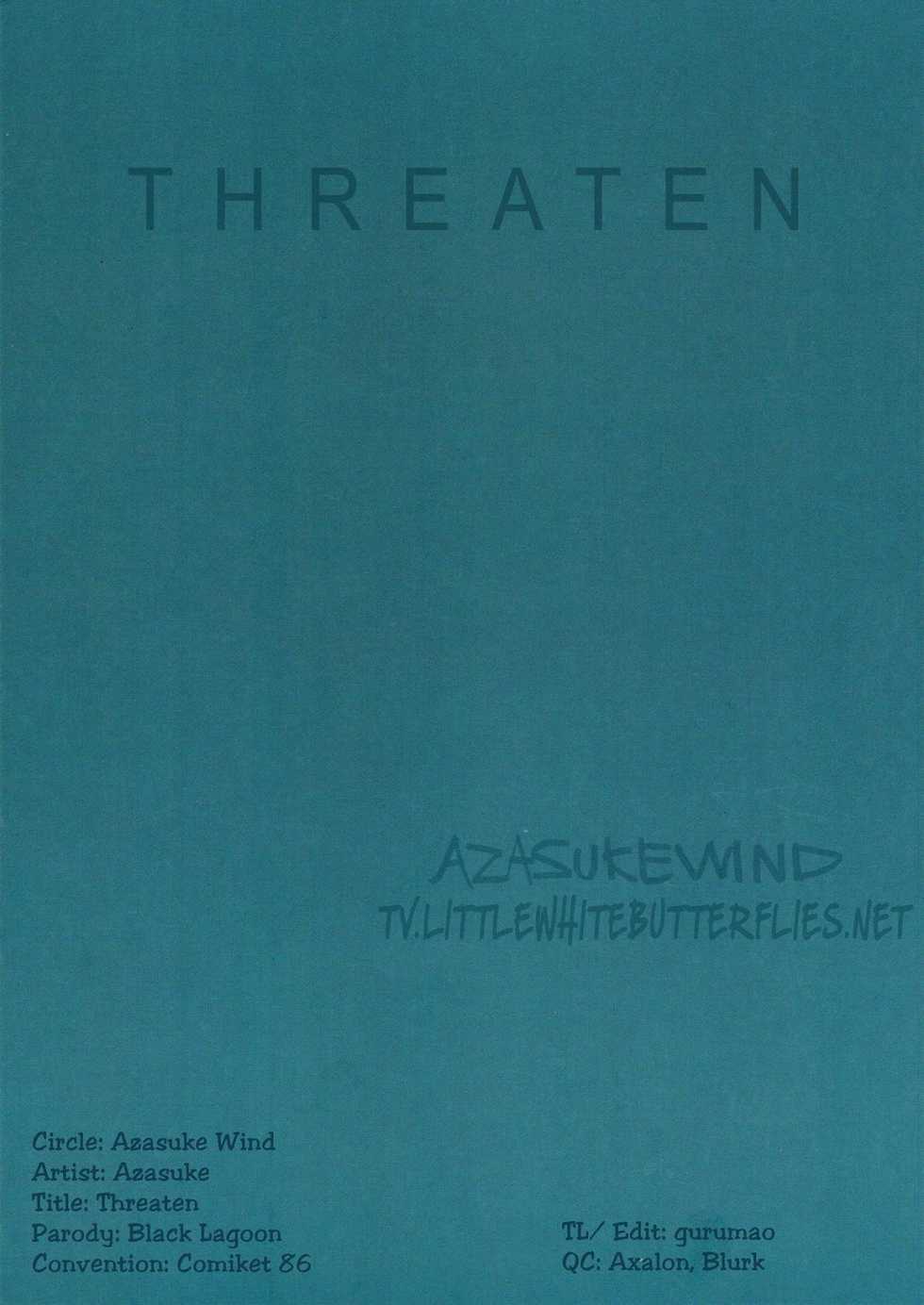(C86) [Azasuke Wind (AZASUKE)] THREATEN (Black Lagoon) [Vietnamese Tiếng Việt] [mockingbird28497] - Page 26