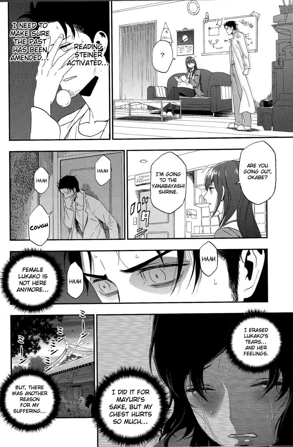 (C81) [Ikujinashi no Fetishist] Shiiseishou no Maria | Maria the Thoughtful Saint (Steins;Gate) [English] {Hennojin} - Page 20