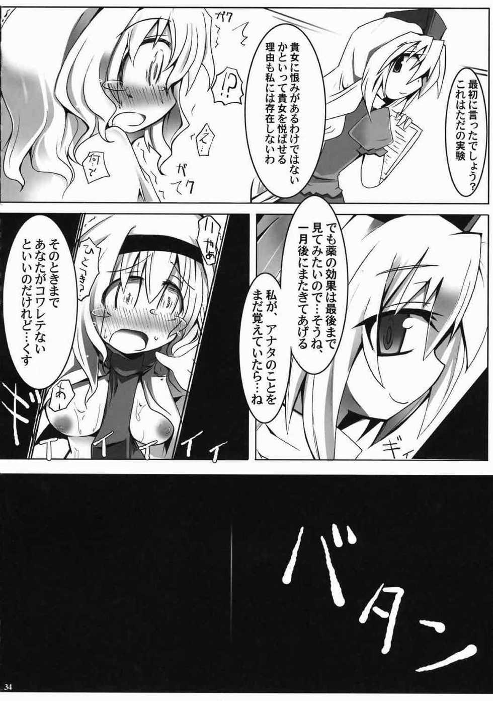 (Reitaisai 6) [Oppai Brothers (Various)] Alice Ijiri Goudoushi Nanairo Ayatsuri Ningyou (Touhou Project) - Page 32