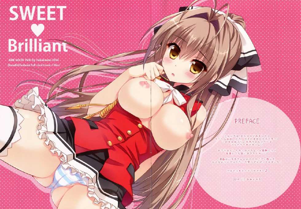 (C87) [Ame nochi Yuki (Ameto Yuki)] SWEET Brilliant (Amagi Brilliant Park) [Korean] - Page 2