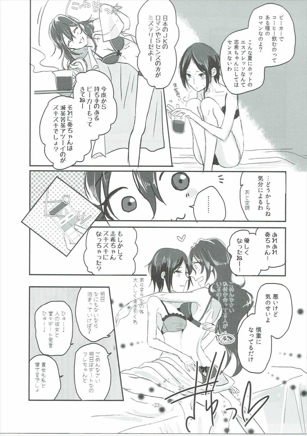 (C90) [Yuribatake Bokujou (Kon)] Obsessed 02 (THE IDOLM@STER CINDERELLA GIRLS) - Page 22