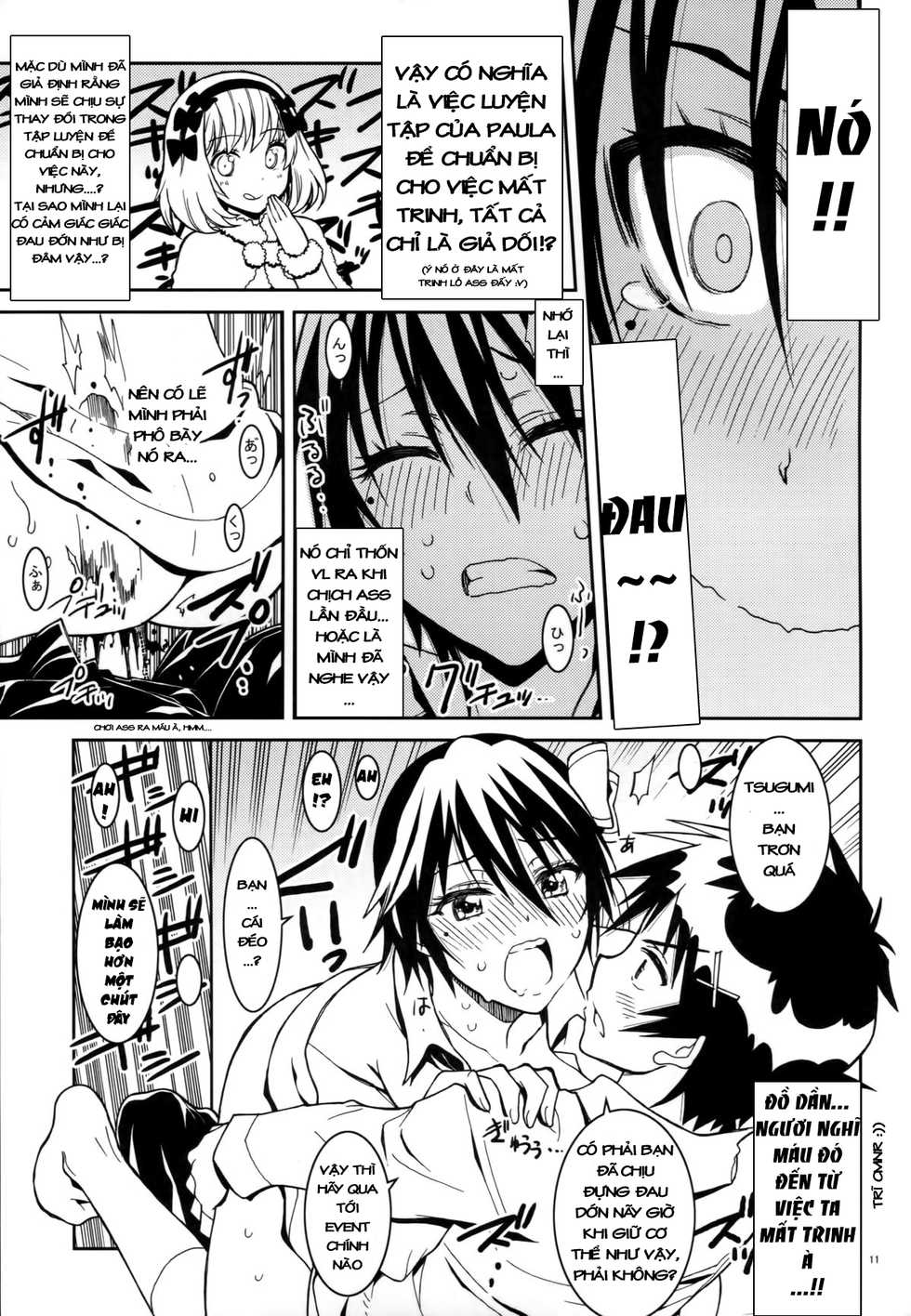 (C86) [Project Harakiri (Kaishaku)] Nisenisekoi 4 (Nisekoi) [Vietnamese Tiếng Việt] [Harem King SG] - Page 12