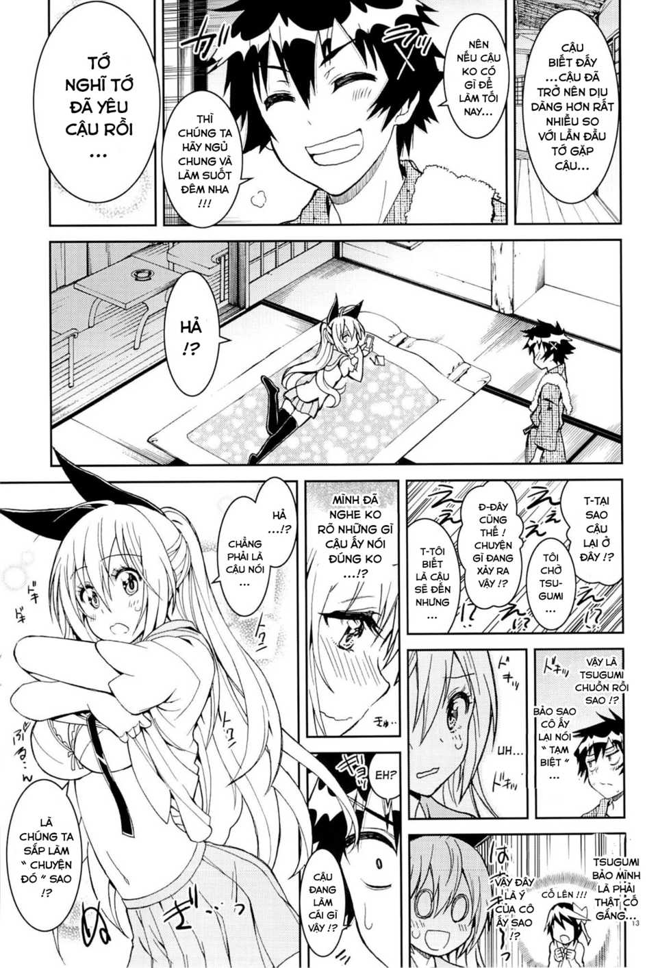 (C88) [Project Harakiri (Kaishaku)] Nisenisekoi 6 (Nisekoi) [Vietnamese Tiếng Việt] [Harem King SG] - Page 14