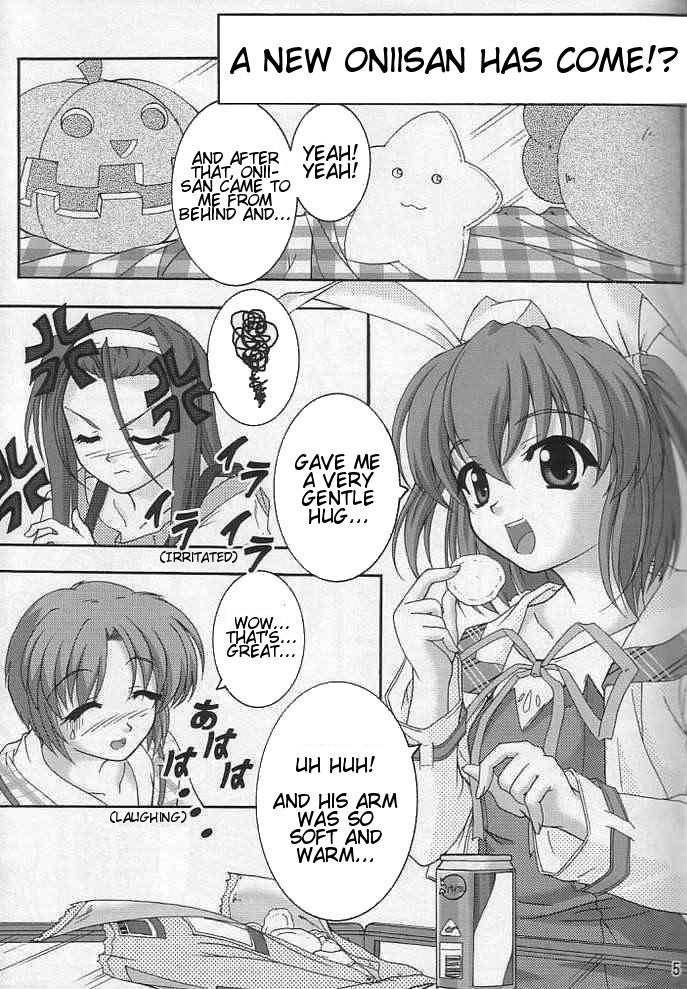 (C64) [Hakattana kowappaazu (Hiramitsu Asagi)] Watashi dake o Mitetene (Pia Carrot e Youkoso!! 3) [English] - Page 2
