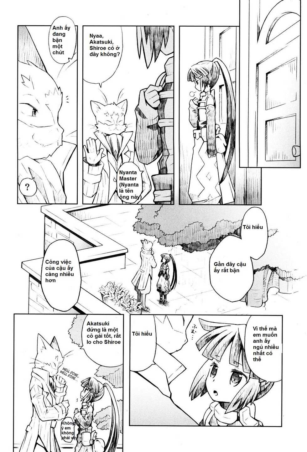 (C86) [B.BRS. (B.tarou)] Neko to Ocha to Kyuujitsu to. | A Cat, Tea, and a Holiday. (Log Horizon) [Vietnamese Tiếng Việt] [Taihen Subarashii] - Page 5