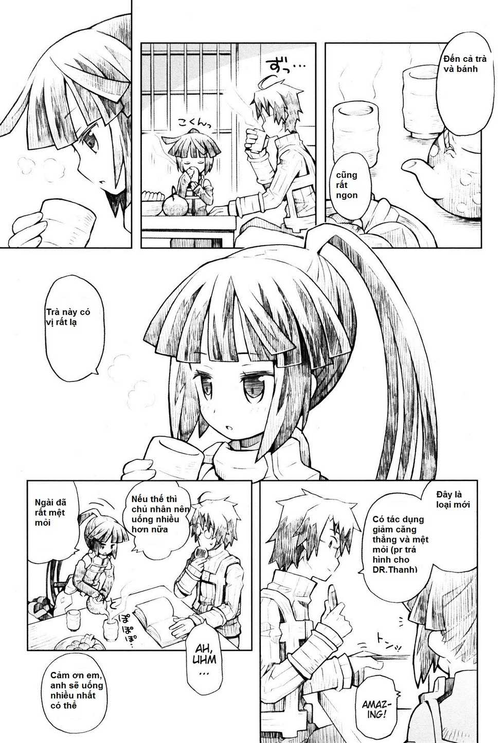 (C86) [B.BRS. (B.tarou)] Neko to Ocha to Kyuujitsu to. | A Cat, Tea, and a Holiday. (Log Horizon) [Vietnamese Tiếng Việt] [Taihen Subarashii] - Page 8