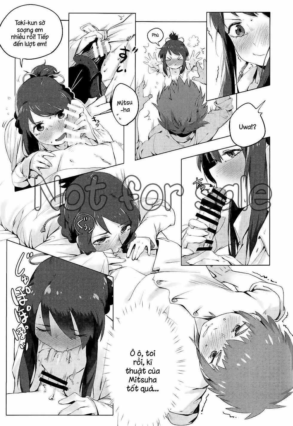 (C91) [Beigon (Beijuu)] Kimi no Hon wa. (Kimi no Na wa.) [Vietnamese Tiếng Việt] [CLJOKER] - Page 10