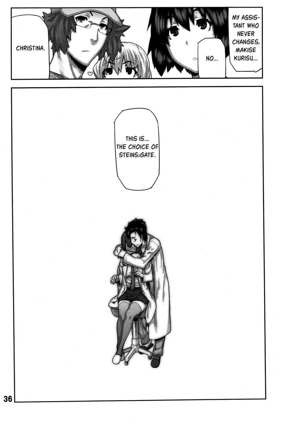 (C80) [BLACK FLY (Ikegami Tatsuya)] FORGET ME NOT (Steins;Gate) [English]{Hunter Nightblood & blezzu} - Page 35