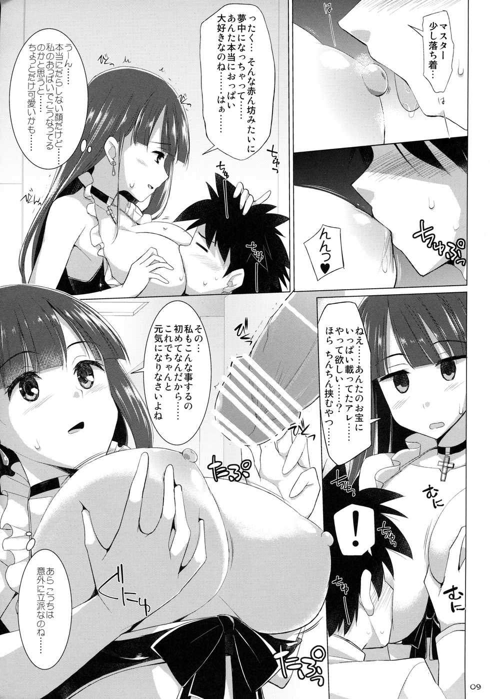 (COMIC1☆11) [TOYBOX, Kujira Logic (Kurikara, Kujiran)] Nyuuri Keizoku Kyousha Kikan Roku (Fate/Grand Order) - Page 8