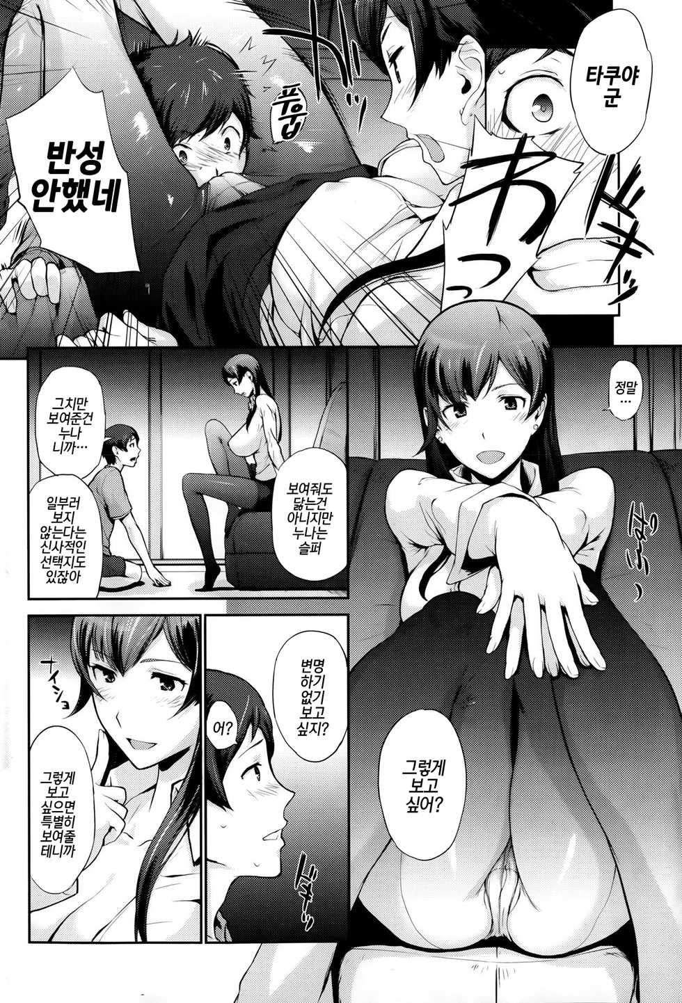 [Arisawa Masaharu] Boku ga Seiyoku ni Makete Shinseki no Sentakumono Asatta Hanashi | 내가 성욕에 패배해 친척의 빨래를 뒤진 썰 (COMIC HOTMiLK 2013-08) [Korean] - Page 6