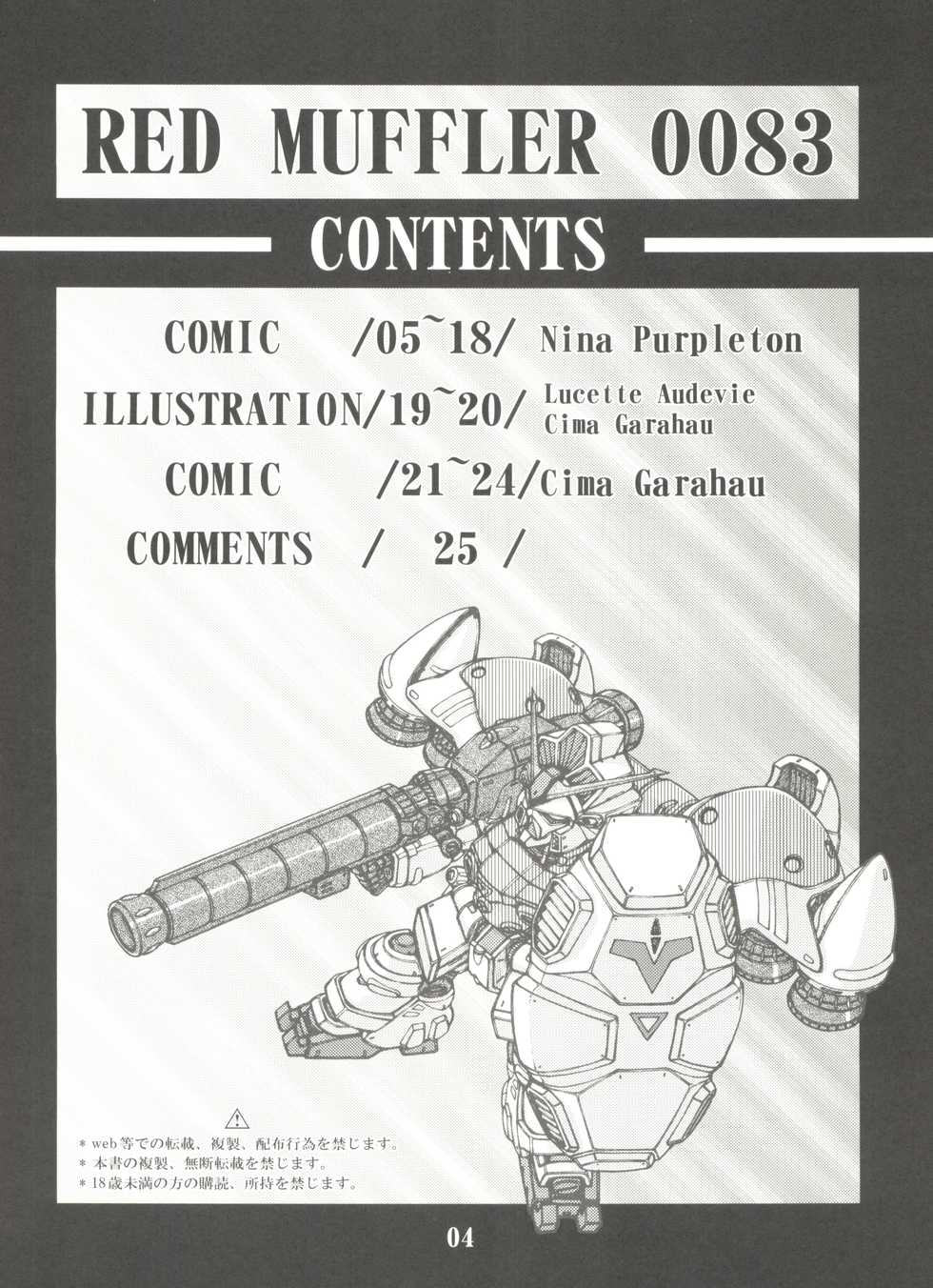 [ONE-SEVEN (Hagane Tetsu)] RED MUFFLER 0083 (Gundam 0083) - Page 5