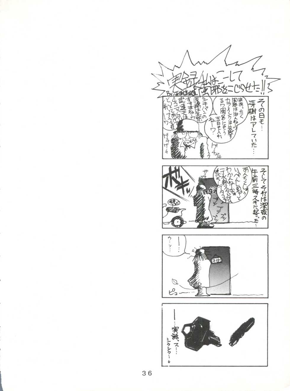 (C47) [LEVEL-X (Various)] Shikkin Pantsu 13 (Magic Knight Rayearth) - Page 36