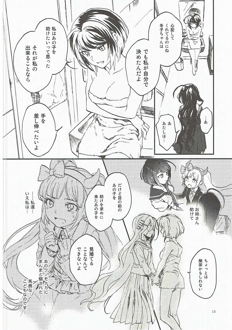 (CCOsaka109) [Hosikuz Dolce (Kayako)] Yasashiku Aishite (Danganronpa) - Page 11