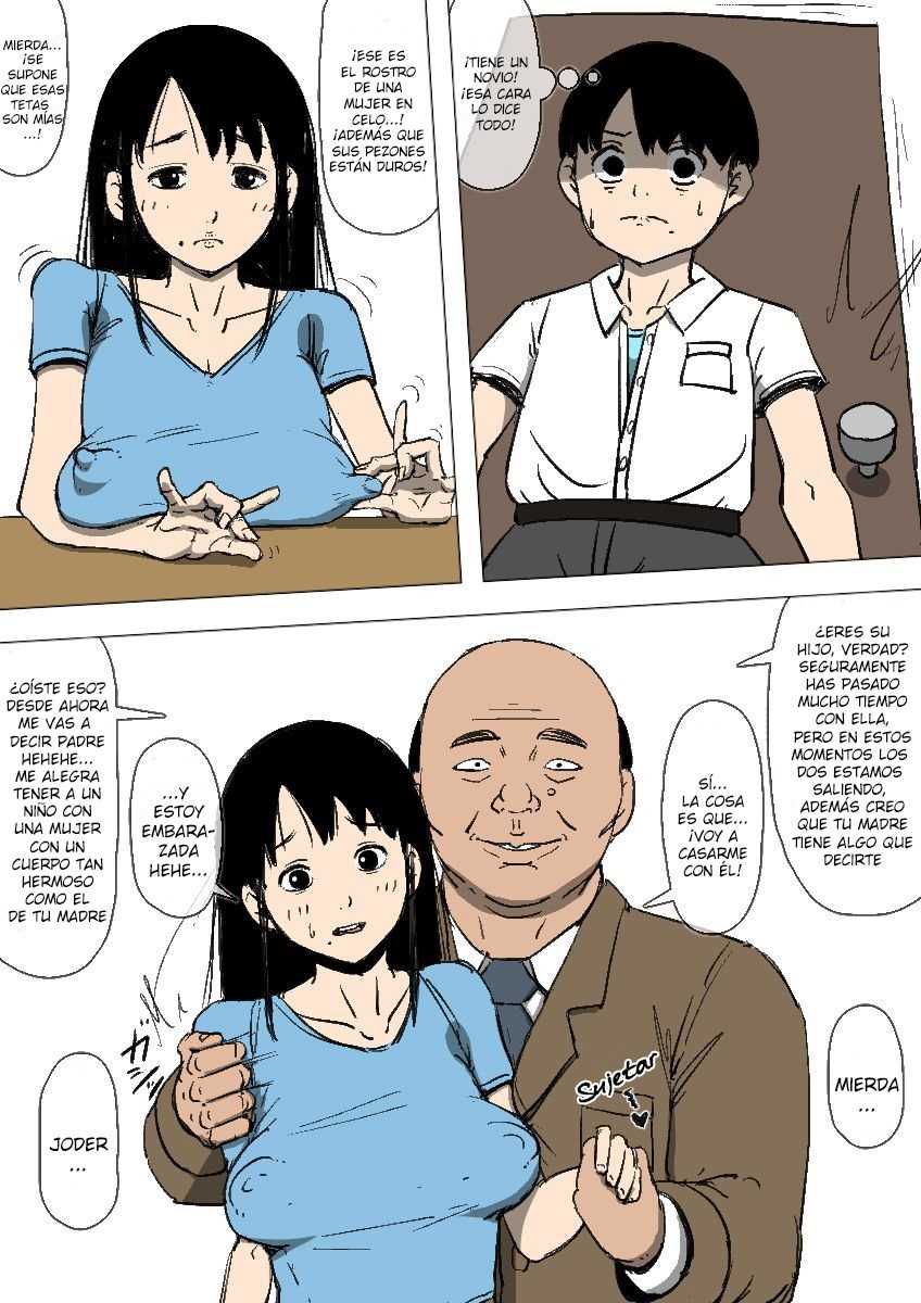 [Doujin Mukashibanashi] Hahaoya to senpai ga katte ni tsukiatte ita [Spanish] [Lanerte] - Page 5