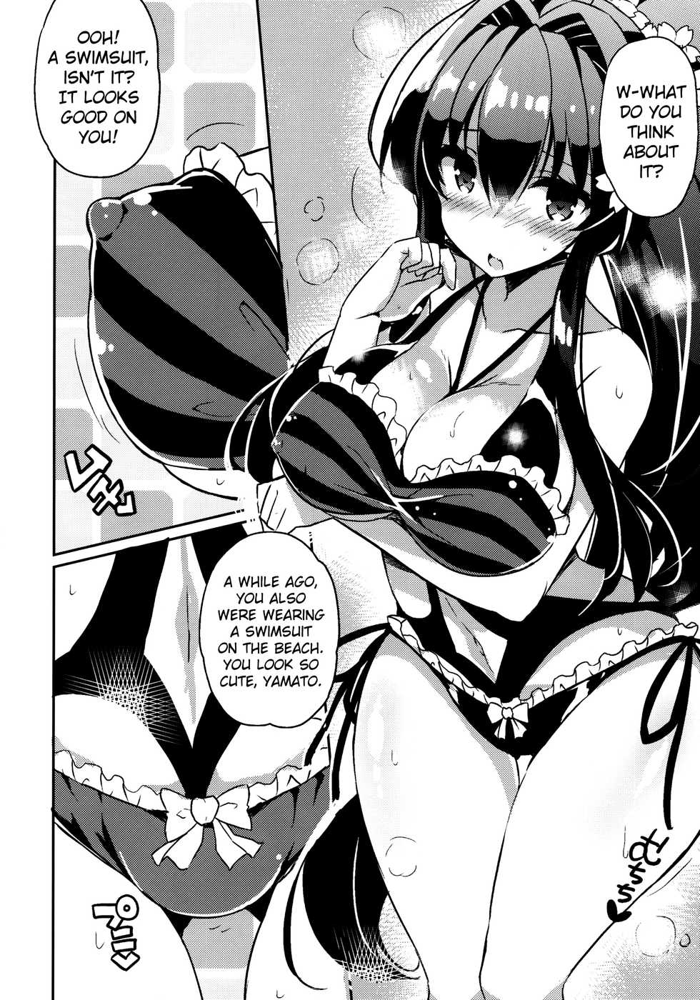 (C88) [odin (Kurokawa IZUMI)] Yamato Hotel no Room Service wa Ikaga Desuka (Kantai Collection -KanColle-) [English] {yuripe} - Page 7