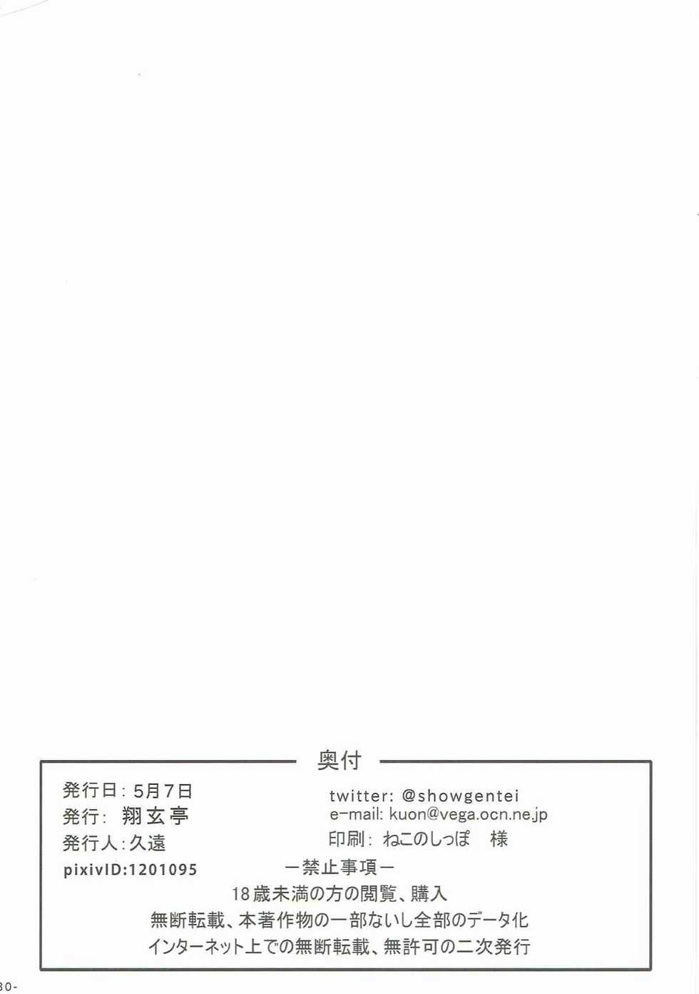 (Houraigekisen! Yo-i! 29Senme) [Shougentei (Kuon)] HITOMIYO (Kantai Collection -KanColle-) - Page 29