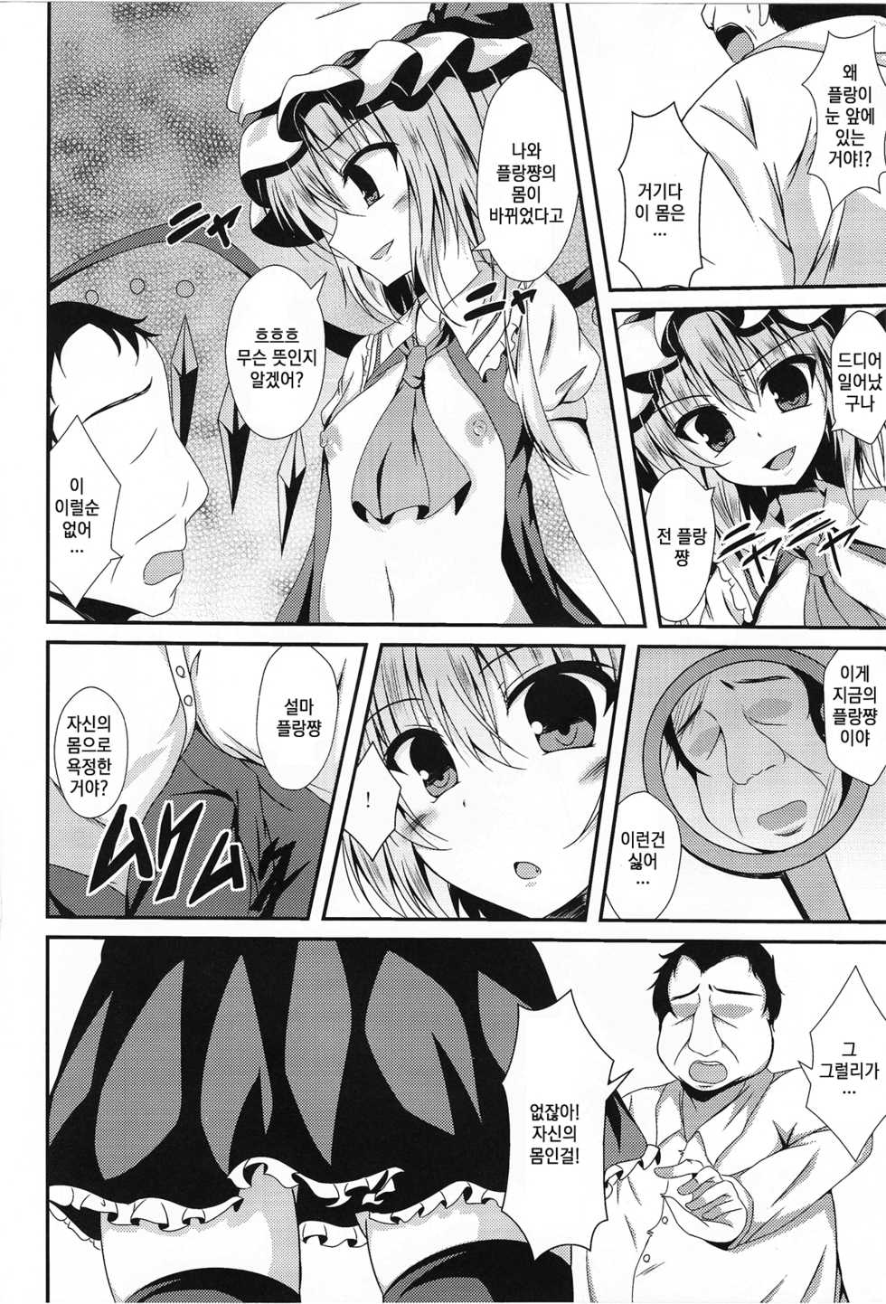 (Reitaisai 13) [Taketombo (Naba)] Flan-chan to Irekawari! | 플랑쨩이랑 교체! (Touhou Project) [Korean] - Page 9
