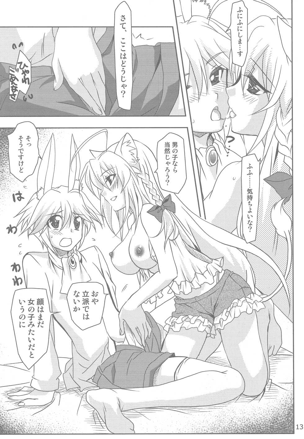 (SC2015 Summer) [PLUM (Kanna)] Wonderful Princess (Dog Days) - Page 12