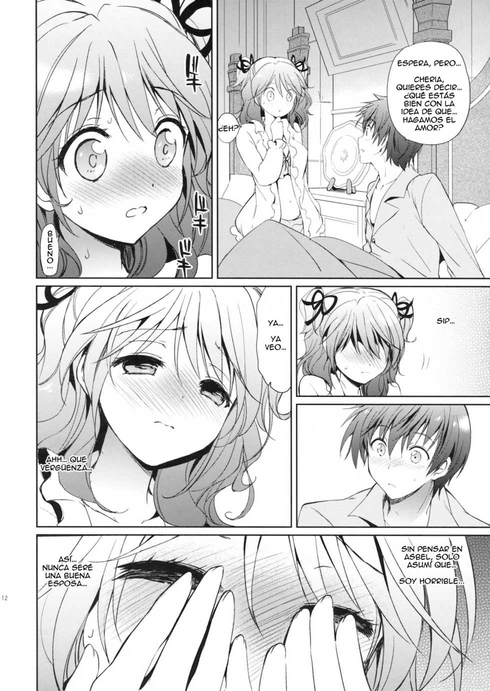 (C83) [Kurimomo (Tsukako)] Cheria-chan no Pajama de Ojama (Tales of Graces) [Spanish] [Jamenesles] - Page 11
