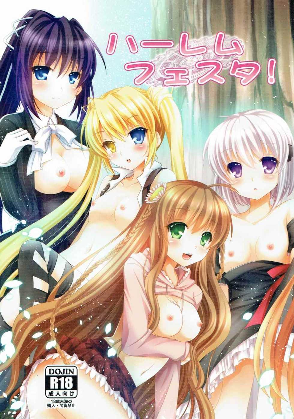 (C91) [Kuronekotei (Chibinon☆)] Harem Festa! (Rewrite) - Page 1