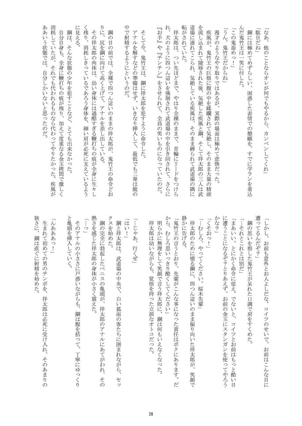 [Takenoko Gohan, Buaifamu (Takenokoya)] Mankai! Sakura Danshi [Digital] - Page 28