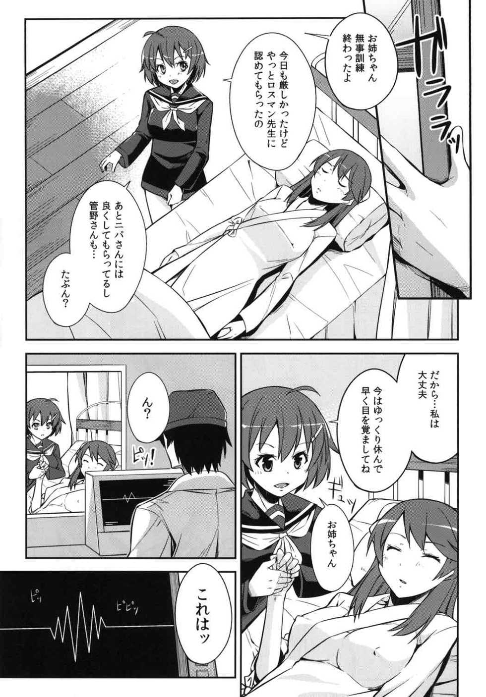 (C91) [Simfrill (Kurusumin)] Kakusei -Motomeshi wa Ai (Brave Witches) - Page 2