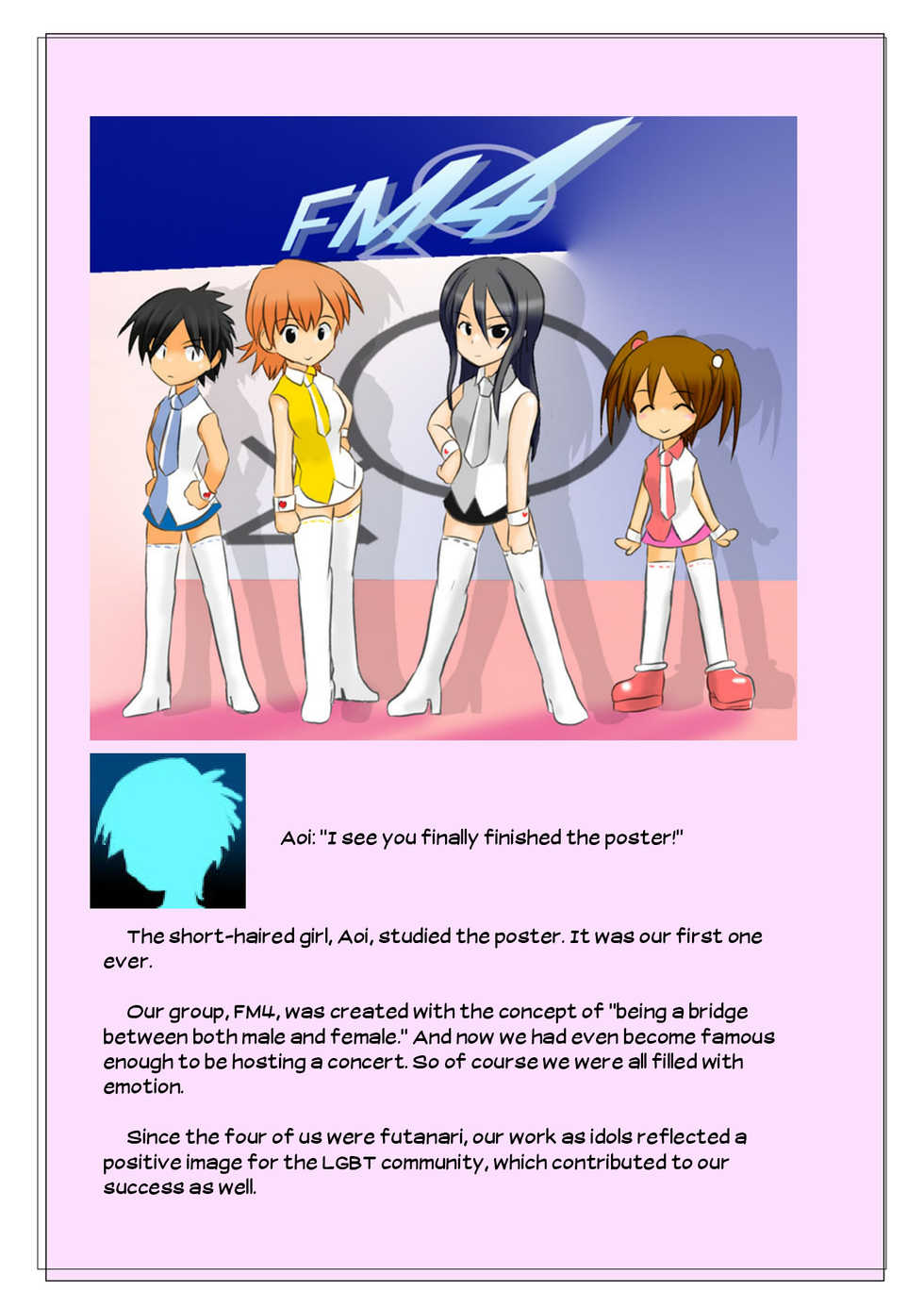 [Kamebeya] Houkei Futanari Idol ~Chijoku no Shuuchi Live!~ | Foreskin Futanari Idol -Shame Concert!- [English] [Zero Translations] - Page 1