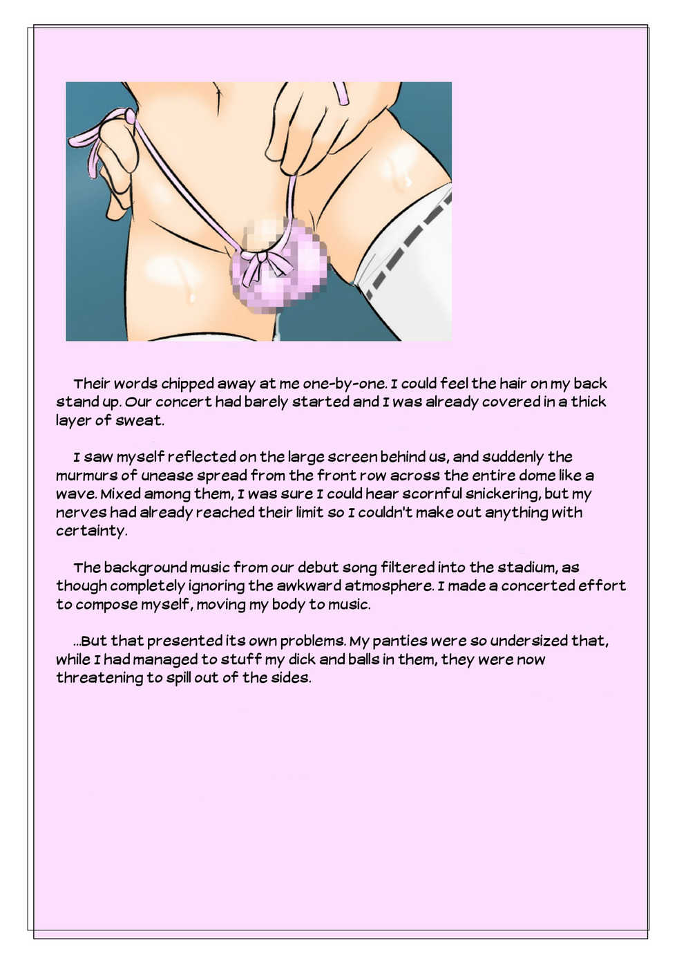 [Kamebeya] Houkei Futanari Idol ~Chijoku no Shuuchi Live!~ | Foreskin Futanari Idol -Shame Concert!- [English] [Zero Translations] - Page 15