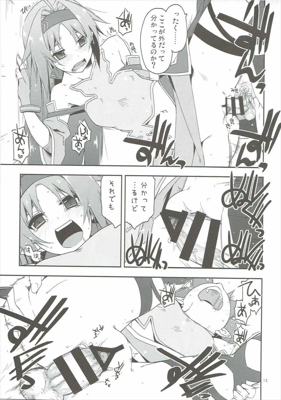(SC2017 Winter) [Angyadow (Shikei)] Yuuki Ijiri 2 (Sword Art Online) - Page 12