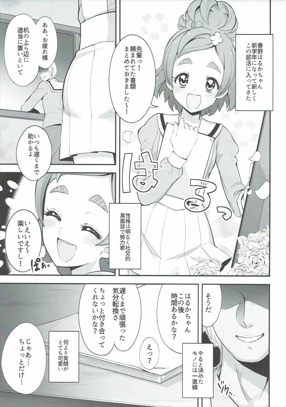 (C90) [Chokkaku Highball (Naokado)] Princess no Naishona Kao (Go! Princess PreCure) - Page 4
