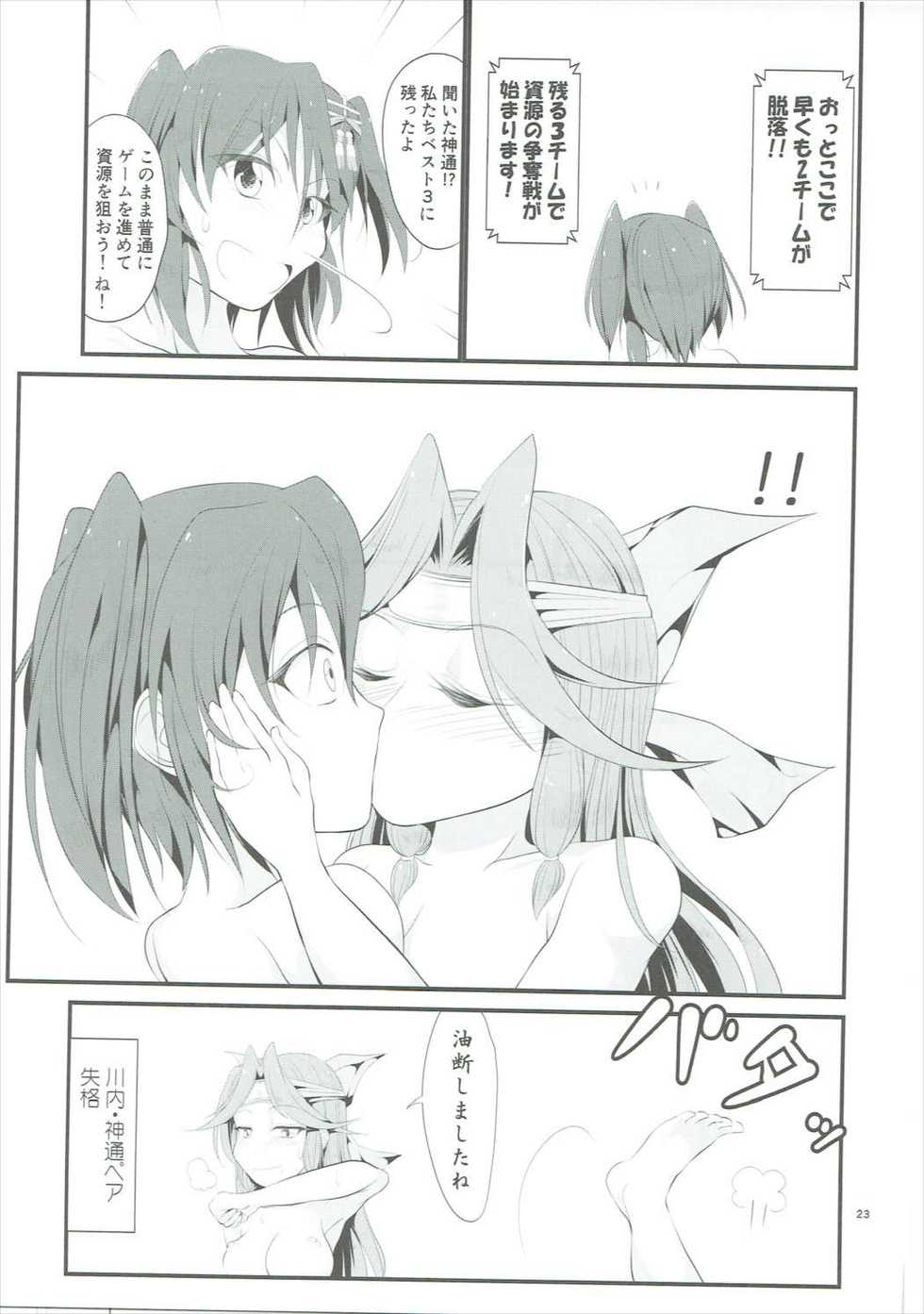 (C91) [Takenoko Honpo (Takenoko Maru)] Zenra Chinjufu Nisshi! ~Ofuro de Twister Game Hen~ (Kantai Collection -KanColle-) - Page 22