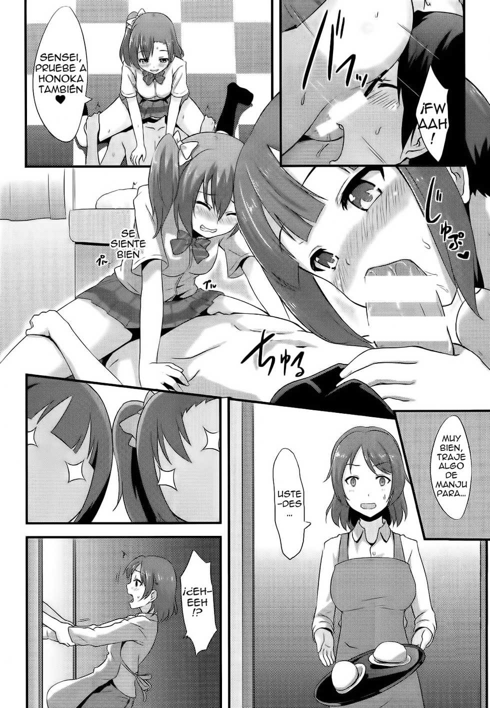 (C86) [chested (Toku)] Enjoy the Sweet Dream! - The Secret Menu of Wagashiya Homura (Love Live!) [Spanish] [Jamenesles] - Page 20