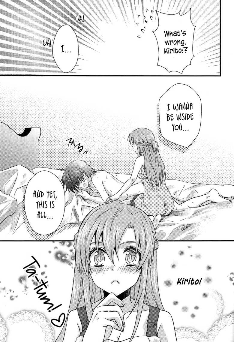 (SPARK7) [Akiya (Suzusawa Aki)] Koisuru Asuna wa Setsunakute Kirito-kun o Omou Totsui Ijiwaru Shichauno | Lovestruck Asuna Really Wants to Tease Kirito Every Time She Sees Him (Sword Art Online) [English] =LWB= - Page 15