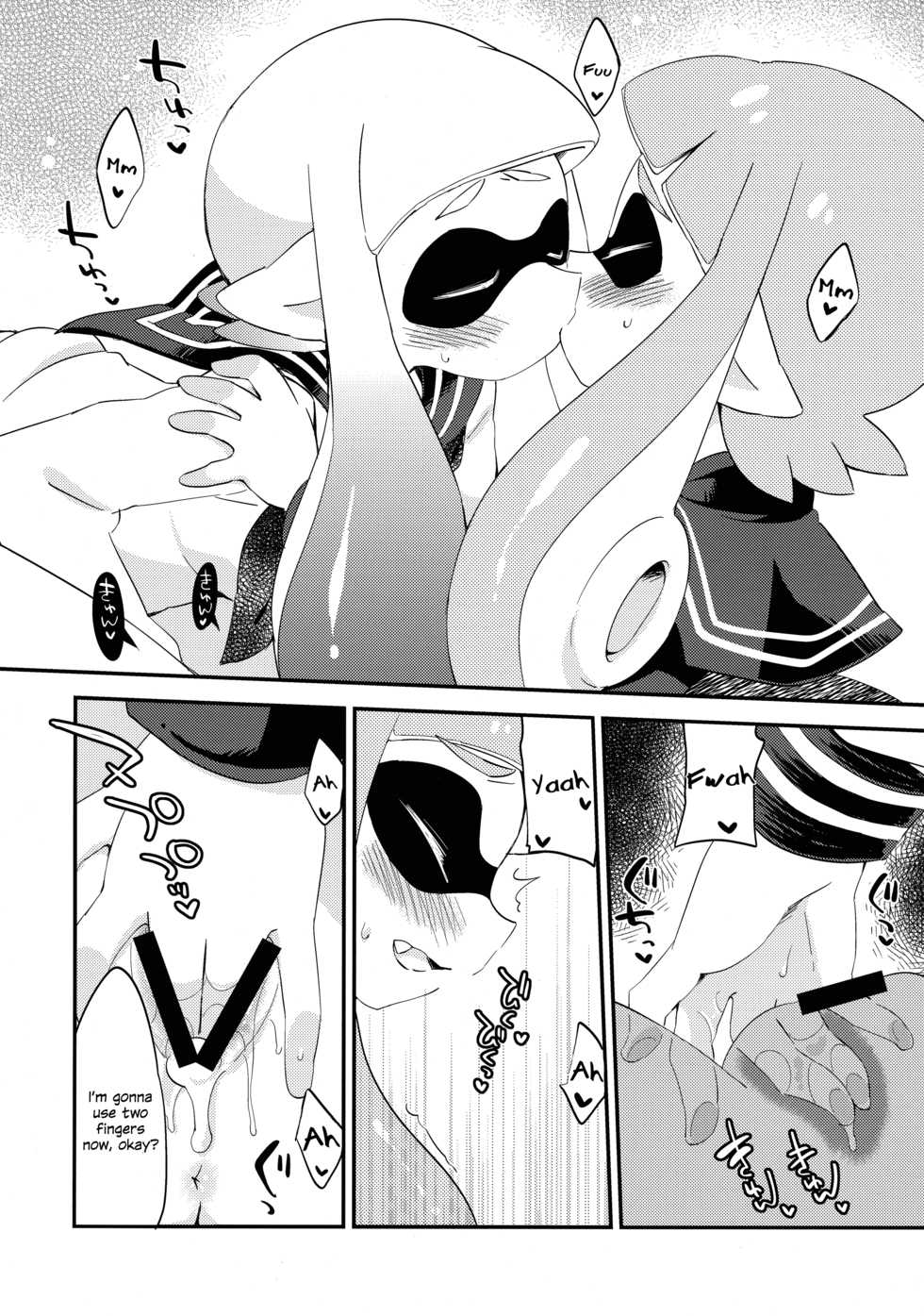 (C89) [Colomonyu (Eromame)] Yuri Ika Gachi♥cchi - Lemon to Milk | Super Lewd Yuri Squids - Lemon and Milk (Splatoon) [English] - Page 15